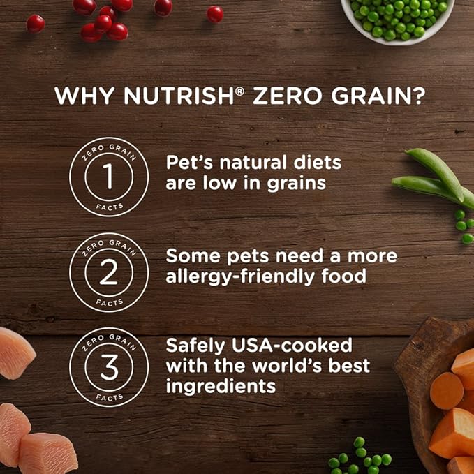 Rachael Ray Nutrish Zero Grain Natural Dry Dog Food, Turkey & Potato Recipe, 6 Pounds, Grain Free (Pack of 2)