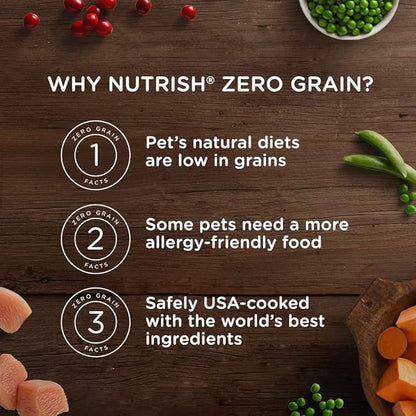 Rachael Ray Nutrish Zero Grain Natural Dry Dog Food, Turkey & Potato Recipe, 6 Pounds, Grain Free (Pack of 2)
