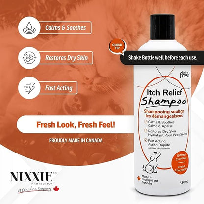 Dog Shampoo for Allergies and Itching by EnviroFresh, Dog Itch Relief Shampoo, Fast Acting Itch Relief for Dogs, Dog Shampoo Sensitive Skin, Anti Itch for Dogs
