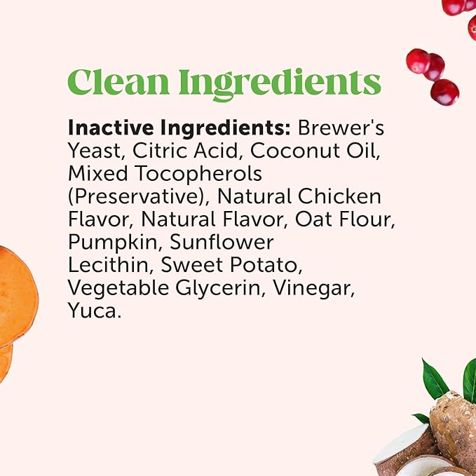 Pet Honesty Bladder Health Cranberry Supplement for Dogs – Kidney Support for Dogs, Cranberry & D-Mannose to Help Support Dog Urinary Tract Health, Dog Urine & Dog Bladder Support (Chicken)