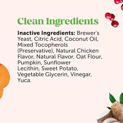 Pet Honesty Bladder Health Cranberry Supplement for Dogs – Kidney Support for Dogs, Cranberry & D-Mannose to Help Support Dog Urinary Tract Health, Dog Urine & Dog Bladder Support (Chicken)