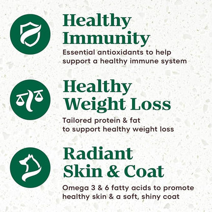 Nutro Ultra Adult Weight Management Dry Dog Food, Chicken, Lamb and Salmon Protein Trio, 13 lb Bag