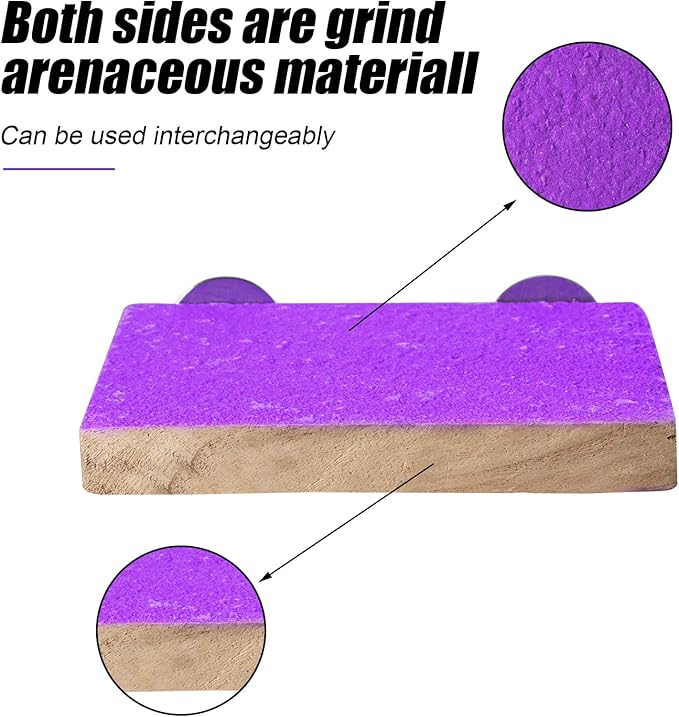 Reginary 12 Pcs Bird Perch Stand Toy Wood Parrot Stand Platform Colorful Paw Grinding Playground Rat Bird Cage Accessories for Pet Parrot Cockatiels Lovebirds, 6 Colors