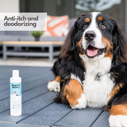 Mighty Mutt Natural and Hypoallergenic Dog Shampoo & Conditioner | Anti-Itch, Deodorizing and Soothing Dog Shampoo for Smelly Dogs (9oz.) (Pack of 2)