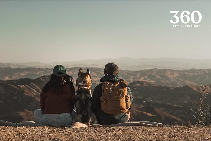 360 Pet Nutrition Raw Freeze-Dried Dog Food, High Protein, Balanced Meal, Chicken, Liver, Heart, Fruit, Veggies, Superfoods, No Fillers, 16 oz Food/Bites/Kibble (Chicken)