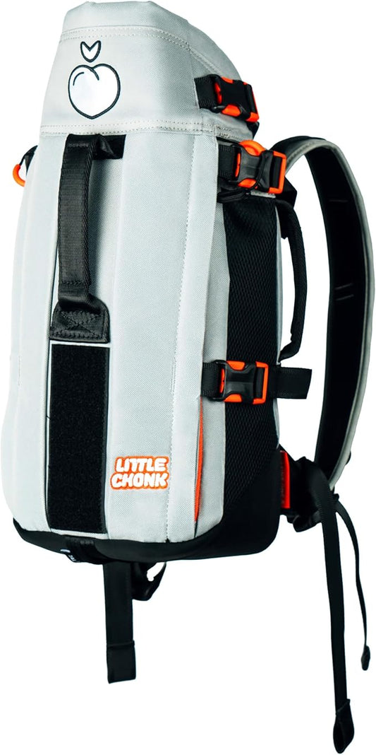 The Maxine One Small Dog Carrier Dog Backpack Carrier for Small Sized Breeds | Adjustable Front Facing Pet Carrier for Travel | Dog Hiking Backpack - Chonkcrete Gray