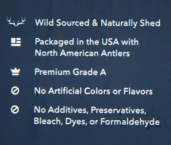 Amazon Brand  Wag Split Elk Antler, Naturally Shed, Small (Best for Dogs under 15 lbs)