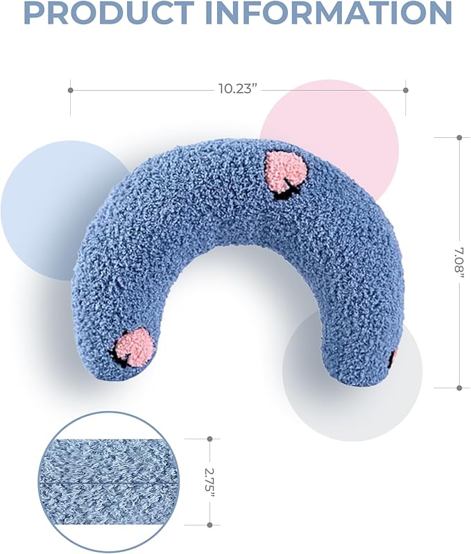 Dog Pillow - Pet Pillow - Dog Pillows for Small Dogs - Dog Neck Pillow - Dog Calming Pillow - Cat Pillow- Small Dog Pillow - Dog Pillows - Donut Cat Pillows for Indoor Cats