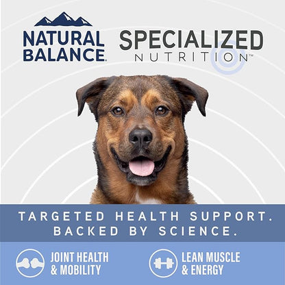 Natural Balance Specialized Nutrition Dry Dog Food Formula with Chicken and Oatmeal for Dogs, Joint Health & Muscle Health Dog, Natural Ingredients with Added Vitamins & Minerals - 22 lbs