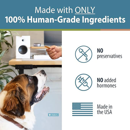 JustFoodForDogs Limited-Ingredient Healthy Dog Treats, Salmon Bark, Made in The USA, 5 oz