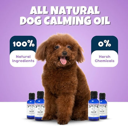 Pup Oils - Ink Oil | Dog Calming Supplement | Pet Health Vitamins Supplies| Liquid Drops | Anxiety Relief Oil | Aromatherapy Treatment | Vitamin Oils for Dogs
