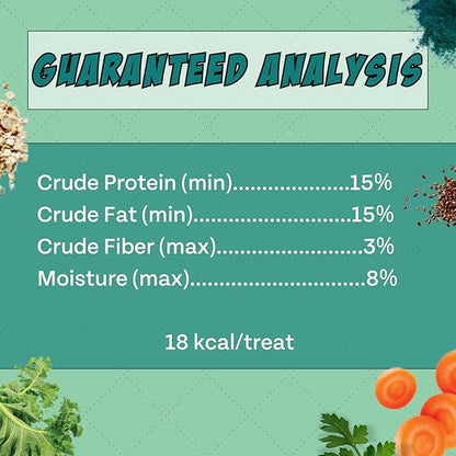 Chippin Plant-Based Spirulina Healthy Supplement & Dog Treat (5oz, 1-Pack) | Stop Grass Eating | Hypoallergenic, Chicken-Free Vegan Protein | 100% Made in USA