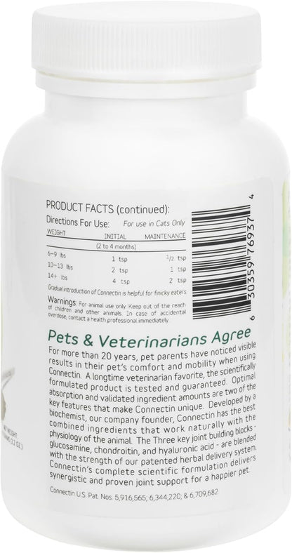 InClover Connectin Natural Hip & Joint Supplement for Dogs with Glucosamine, Chondroitin & Hyaluronic Acid - Powder for Dog Mobility, Comfort & Active Lifestyle Support, 3.oz