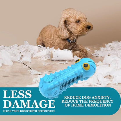 Dog Squeaky Toys for Aggressive Chewers, Durable Dog Chew Toys for Large Medium Breed Dog, Dog Toys, Tough Durable Dogs Toys with Natural Rubber (Bule Octopus, for Larege Dogs)