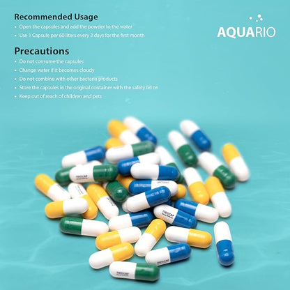 Neo Cap - Water Conditioner for Aquarium Tank - Promotes Feeding Response, Supports Healthy Growth, Safe for Fish and Shrimp - Accelerator, 20 Capsules