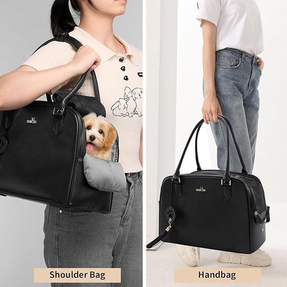 Dog Carriers for Small Dogs, Cat Carrier Pet Carrier Airline Approved Cat Dog Handbag Dog Carrier Purses Dog Handbag (14.9x8.07x10.83 Inches)