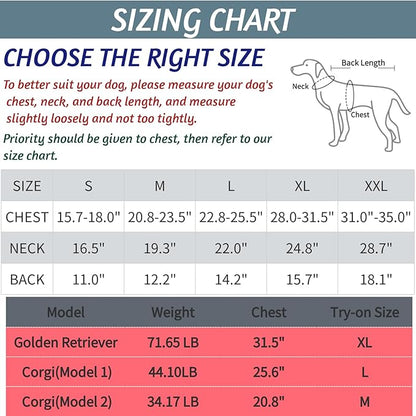 Dog Lift Harness, Recovery Sling Support Vest Stair Lift for Front Legs Only, Mobility Carrier with Handle for Senior, Elderly, Disabled, Joint Injuries, Arthritis, Paralysis- Large