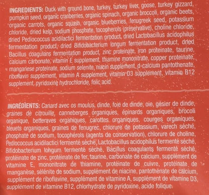 Stella & Chewy's Freeze Dried Raw Dinner Patties  Grain Free Dog Food, Protein Rich Duck Duck Goose Recipe  14 oz Bag