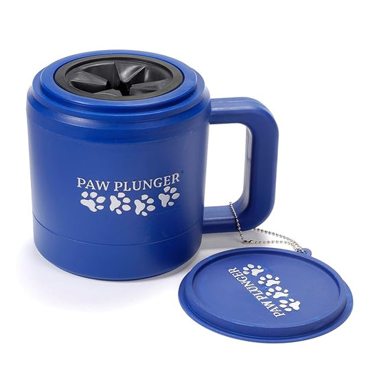 Dog Paw Cleaner - Puppy Essentials - Portable Dirty Paw Washer - Ideal for Medium Dogs - Blue