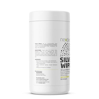 Therapeutic Pet Wipes for Dogs & Cats, Hypoallergenic Cleansing Grooming|Moist Soft Multipurpose Wipe for Yeasty Skin Folds, Interdigital Paws, Safe Around Eyes/Tear Stains, Face, Ears - 84ct