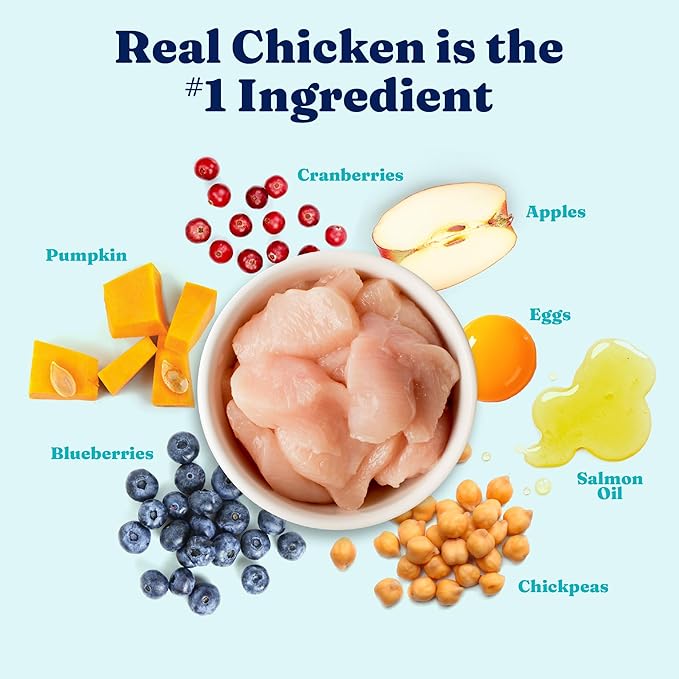 Solid Gold Chicken Dry Puppy Food - W/Real Chicken & Potato - Grain Free & Gluten Free Puppy Dog Food w/Probiotics for Gut Health & Digestion - Healthy Kibble for Puppies - Nutrientboost - 22 LB