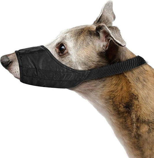 Dog Muzzle for Medium Dogs 20-50lbs (M) Soft Mesh Nylon Quick Fit Dog Muzzle - Medium Breed Dog Grooming Supplies - Medium Dog Muzzle for Biting