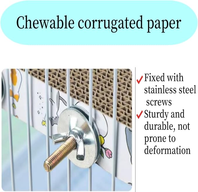 2PCS Bird Toys for Cage - Shredding & Foraging Platform Perch Stand, Safe Cardboard Chew Toys for Parakeets, Cockatiels, Conures, Parrots | Cage Attachment | Bird Cage Accessories