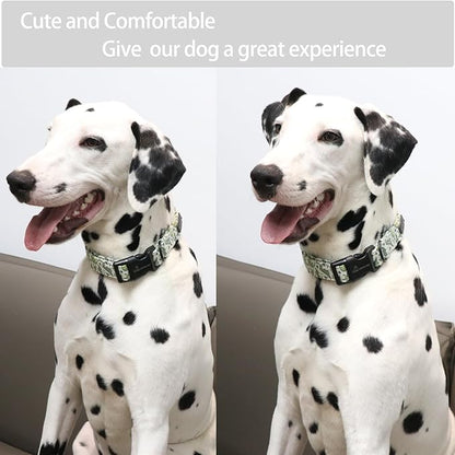 ARING PET Dinosaur Dog Collar-Cute Dog Collar for Small Dogs, Adjustable Comfortable Cotton Boy Dog Collars for Small Medium Large Dogs, Large