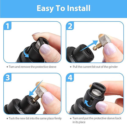 Silent Grind Pro for Dogs, SilentGrind Pro, Silent Grind Pro Dog Nail Trimmer, New Electric Dog Nail Clippers for Dog Nail Grinders Rechargeable, Pet Poochie Nail Grinder, Pet Paws Grooming Tool (1PC)