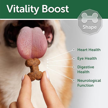 Nature's Protection Low Calorie Dog Treats - Training Treats for Small, Medium & Large Breed Adult Dogs with Light Fur (Superior Care - Insects & Rice, 5.29 oz)