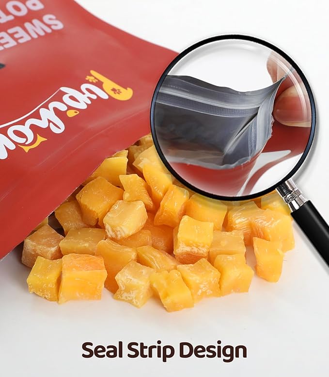 16OZ Sweet Potato Dog Training Treatsï¼_otato Cube Dog Training Treats Reward Snacks for Small Medium Large Dogsï¼ High Protein Dog Chewy Treats