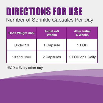 Nutramax Laboratories Dasuquin Joint Health Supplement for Cats - With Glucosamine, Chondroitin, ASU, Boswellia Serrata Extract, and Green Tea Extract, 84 Capsules