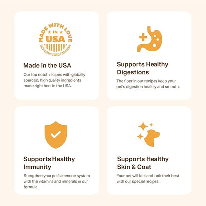 YOUR PET'S KITCHEN Wet Dog Food, Chicken Pot Pie Recipe - 13.2 oz Cans (Pack of 6), Made in The USA with Real Chicken