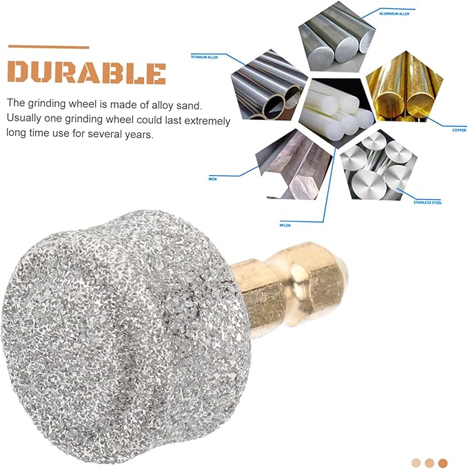 2-Pack Nail Replacement-Dog Nail Replacement Tips-Professional Spare Grinding Head for Dog Electric Claw Nail Grooming Tool