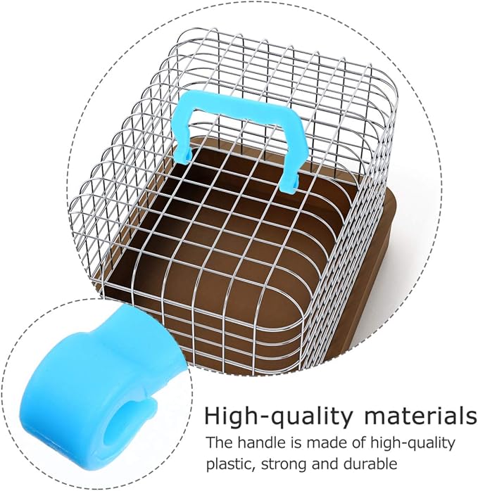 10pcs Pet Cage Handles, Portable Pet Cage Crate Plastic Replacement Handles Handles for Pet Cage Carrier