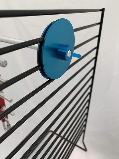 Strip Bird Foraging Toy | Non-Removable Wing Nuts | Durable Puzzle Enrichment Toy | Mind Game | Bird Cage Accessories for Medium to Large Birds Like Cockatoos, Parrots, Macaws, Greys, Parakeets