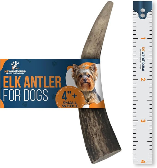 Elk Antlers for Dogs - Dog Antlers for Aggressive Chewers - USA Sourced Elk Antler for Dogs to Promote Oral Health - Long Lasting Antler Chews for Small, Medium, Large & XLarge Dogs