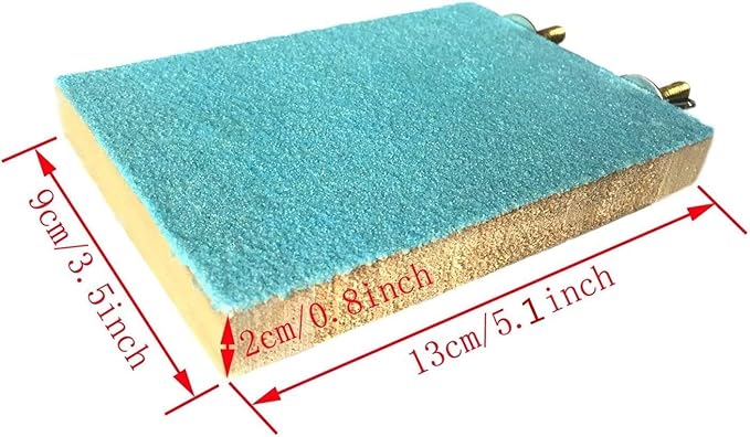 4 PCS Bird Perch Stand Toy Parrot Wooden Stand Platform Colorful Sand Paw Grinding Stick Trim Beak for Small Medium Parakeet Cockatiel Cockatoo Conure Lovebird Finch Cage Accessories