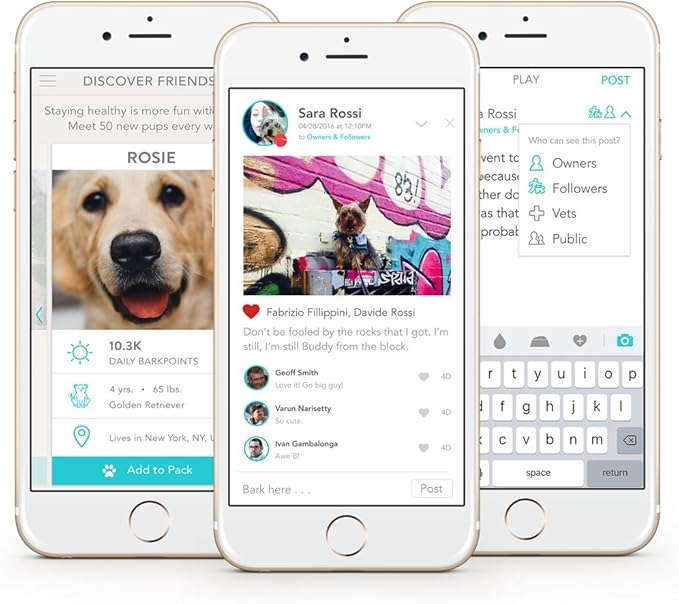 2 Dog Activity Monitor | Health & Fitness Tracker for Dogs | Waterproof, Small & Leightweight (10 g) | Not a GPS Tracker