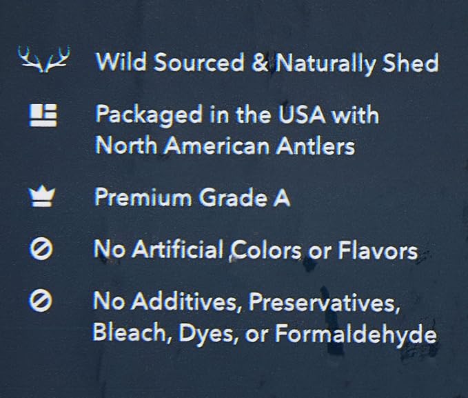 Amazon Brand  Wag Split Elk Antler, Naturally Shed, X-Large (Best for Dogs over 45 lbs)