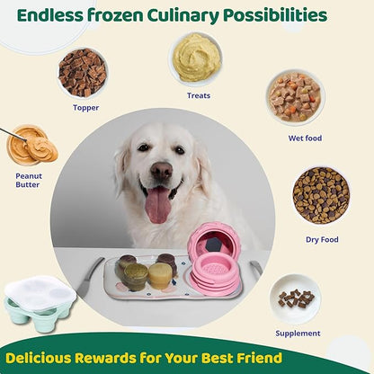 Interactive Dog Chew Toys, Large Dog Toys, DIY Treat Dispenser, Puzzle Toys for Dogs  Reduce Anxiety & Boredom, Homemade Treat Dispenser, Birthday Gifts for Dogs, Diamond Pattern Pink (25-85 lbs)