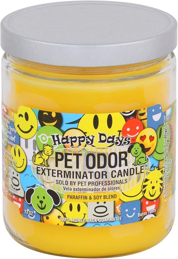 0 Happy Days„ Pet Oder Exterminator Candle„ 13 oz