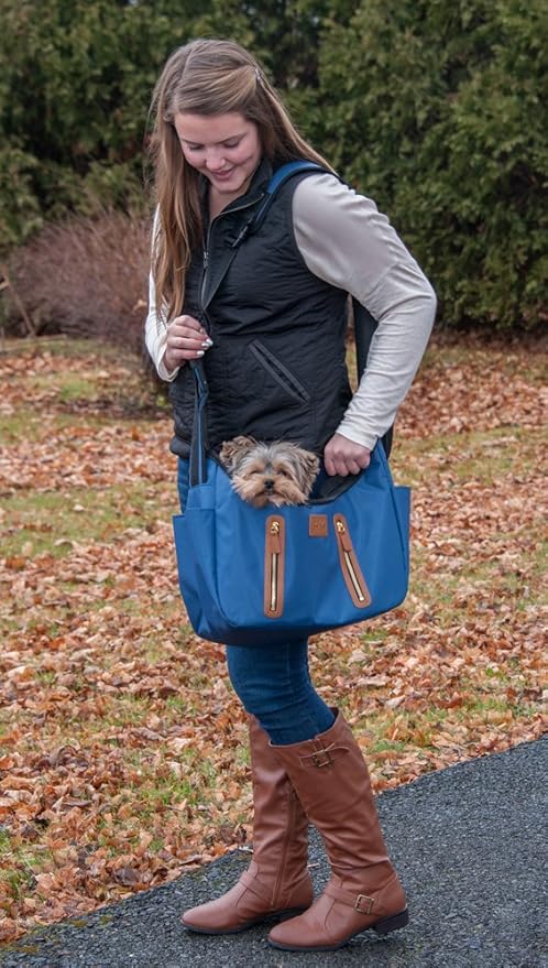 Pet Gear Tote/Sling Carrier for Cats/Dogs, Storage Pocket, Removable Washable Liner, Zippered Top and Mesh Windows, 2 Models, 6 Colors