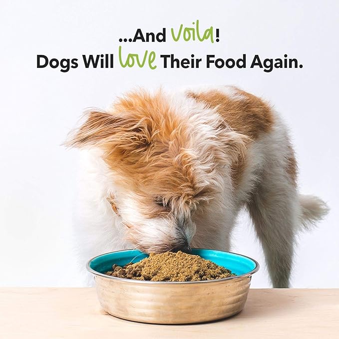 iHeartDogs Dog Food Topper - Freeze-Dried Raw Dog Food Seasoning - Grain Free Superfood Meal Mixer (Chicken, 3 Ounce)