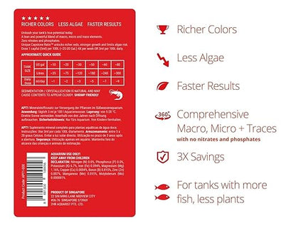 2HR Aquarist All-in-One Aquarium Plant Fertilizer APT 1/ Zero (300ml)