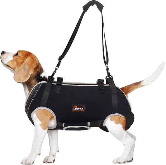 Dog Lift Harness for Senior Dogs and Medium Dogs, Walkabout Harness for Dogs for Hip dysplasia, Arthritis, Full Body Dog Lift Harness Help Loss of Stability Dogs Walk XS