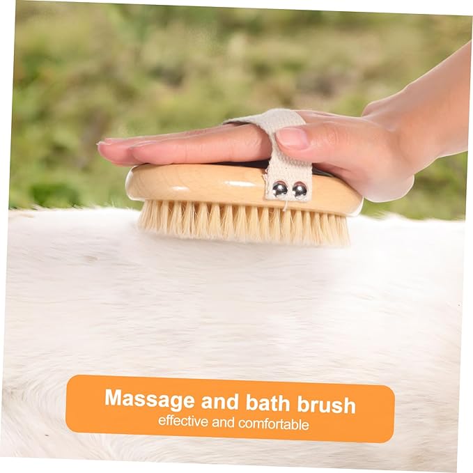 SUPVOX Short Hair Dog Brush - Pets Palm Brush with Bristles,Soft Bristle Pet Brush for Daily Grooming Cats Dogs