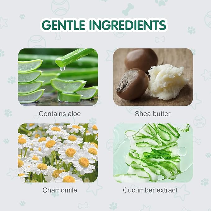 COCOYO Disposable Wet Wipes for Dogs & Cats I 300 Wipes for Cleaning and Deodorizing - Plant-Based, Hypoallergenic Pet Wipes for Puppies - Wipes for Paws, Butt, & Body - Fragrance Free