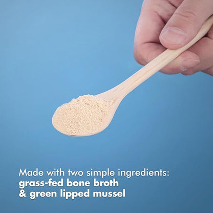 King Lou Pets - Bone Broth Booster Joint Support - Beef Broth Topper - Beef Bone Broth and Green Lipped Mussel - Bone Broth for Dogs and Cats - Cat and Dog Bone Broth for Healthy Skin and Joints