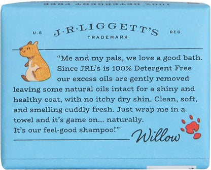 J·R·LIGGETT'S Small Animal Hair Shampoo Bar Great for Sensitive Skin | Relieves Dry, Itchy Skin, Hypoallergenic Formula | Biodegradable100% Detergent-Free, 100% Ecologically Correct, Non-GMO 3.5 oz.